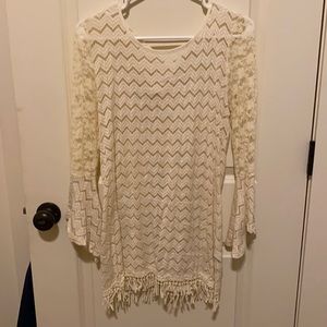 AREVE lace dress size small NWOT